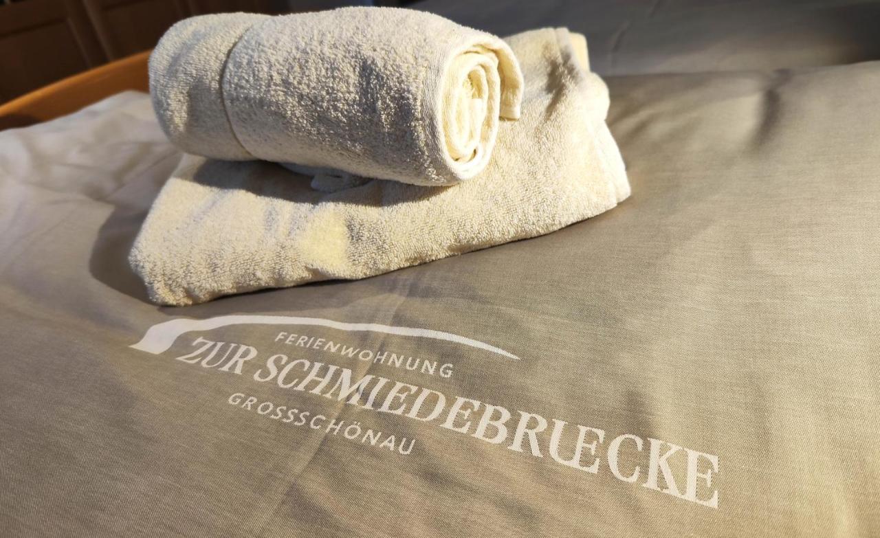 Komfort-Ferienwohnung "Zur Schmiedebruecke" غروسشوناو المظهر الخارجي الصورة
